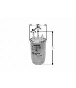 CLEAN FILTERS - DNW2503 - Фильтр топливный OPEL  MERIVA 1.3CDTI 03-